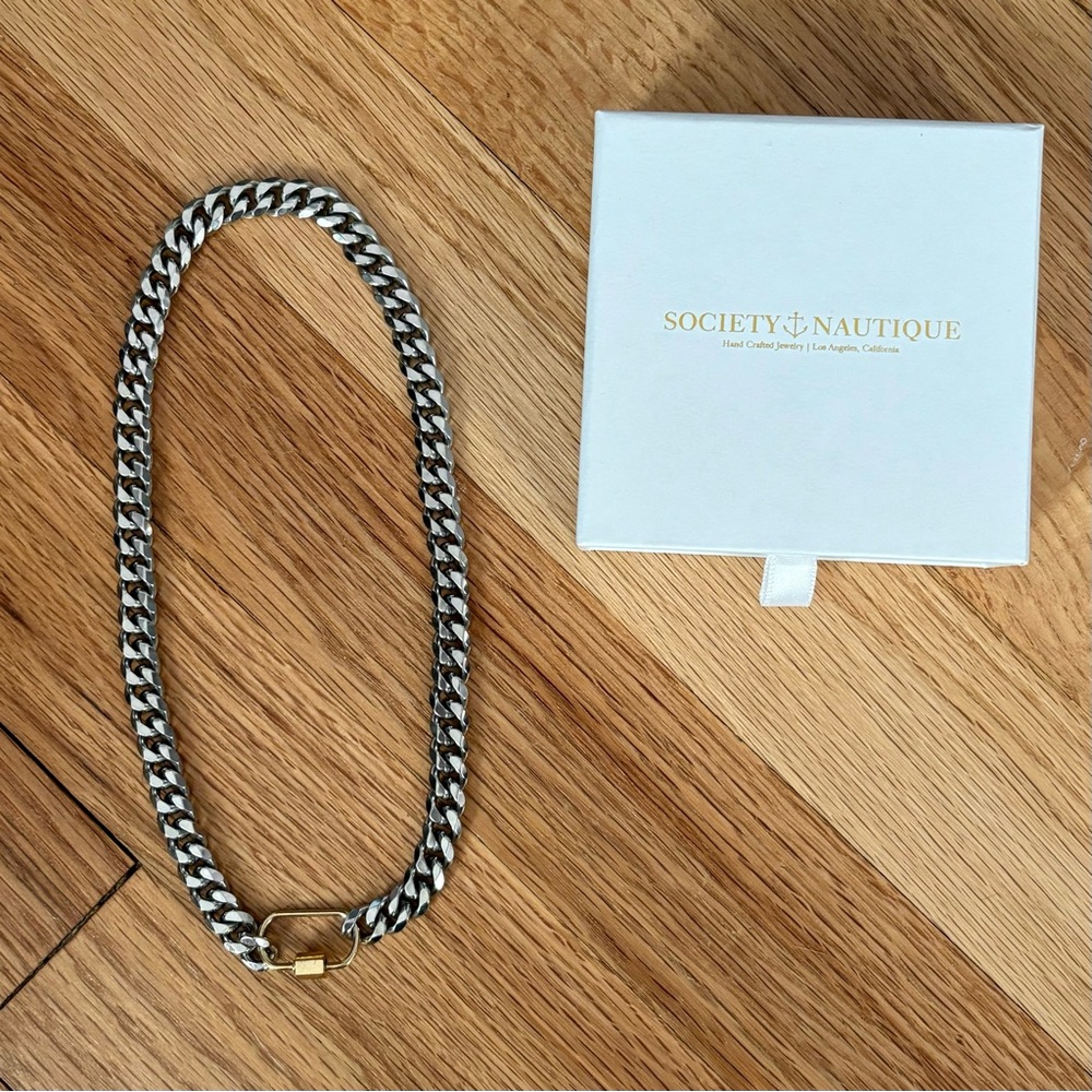 Jenna Mixed Metal Necklace by Society Nautique